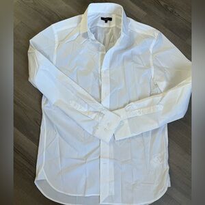 Quince Organic Cotton Stretch Poplin Dress Shirt NWOT